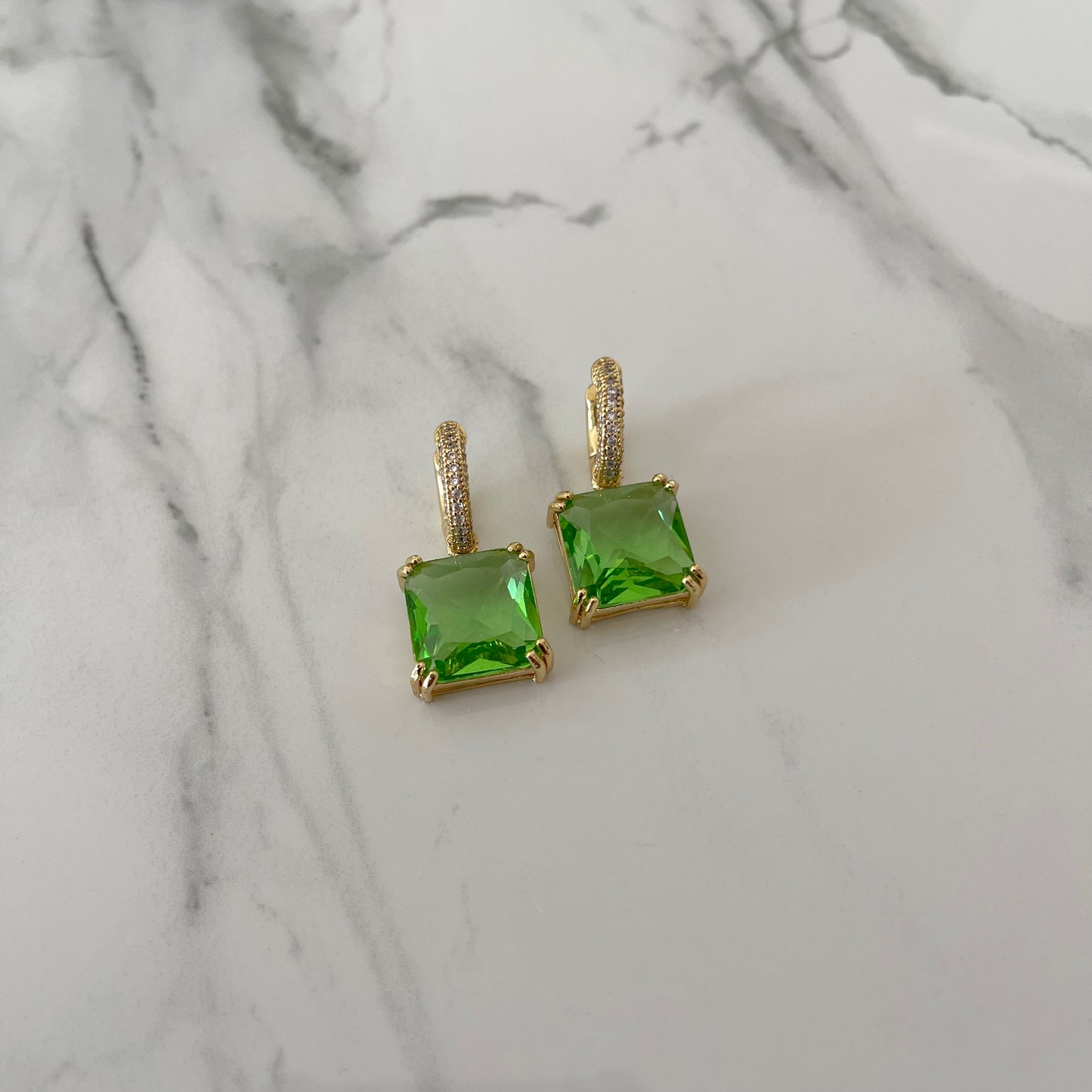 Aretes Estella Verde