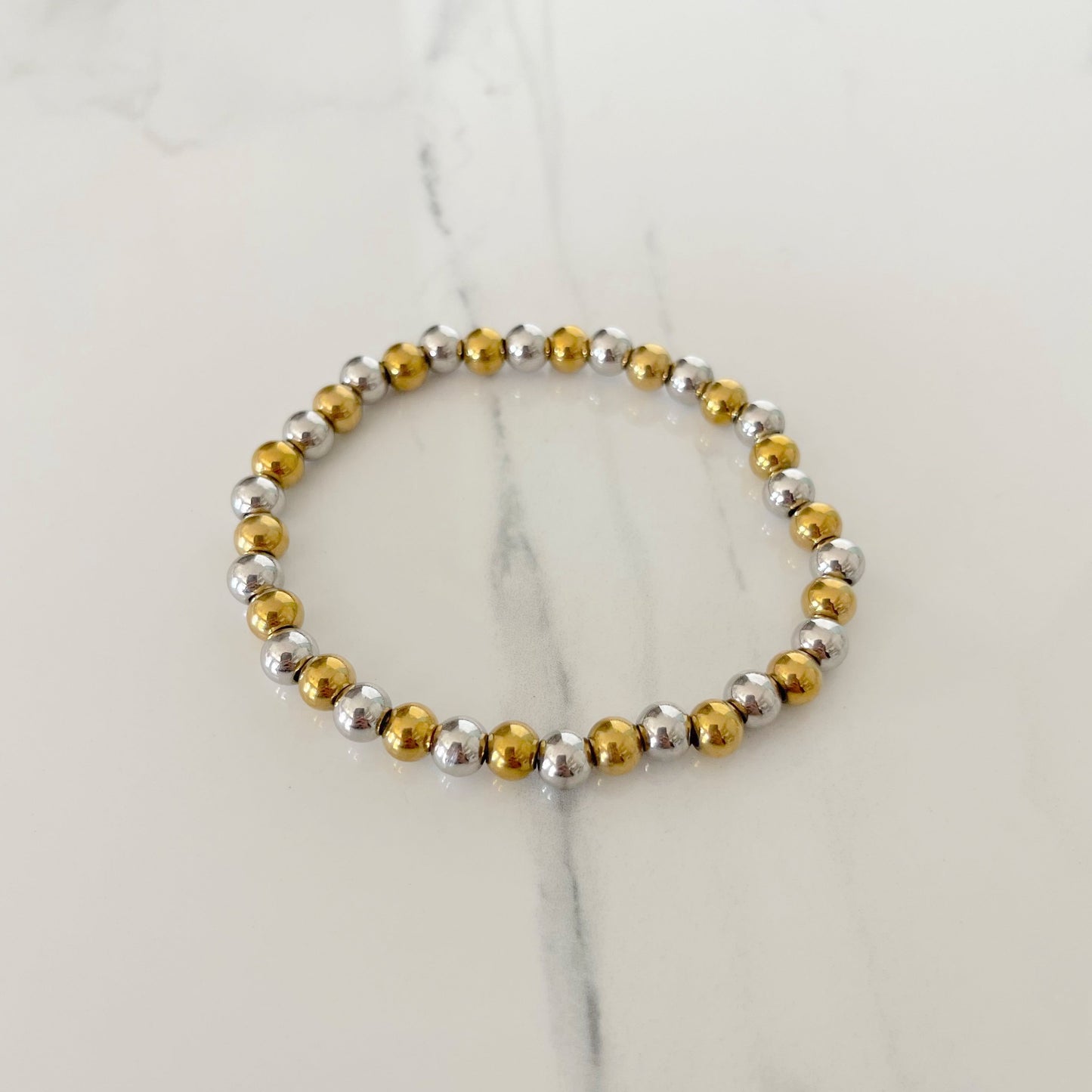 Pulsera Bolitas bicolor