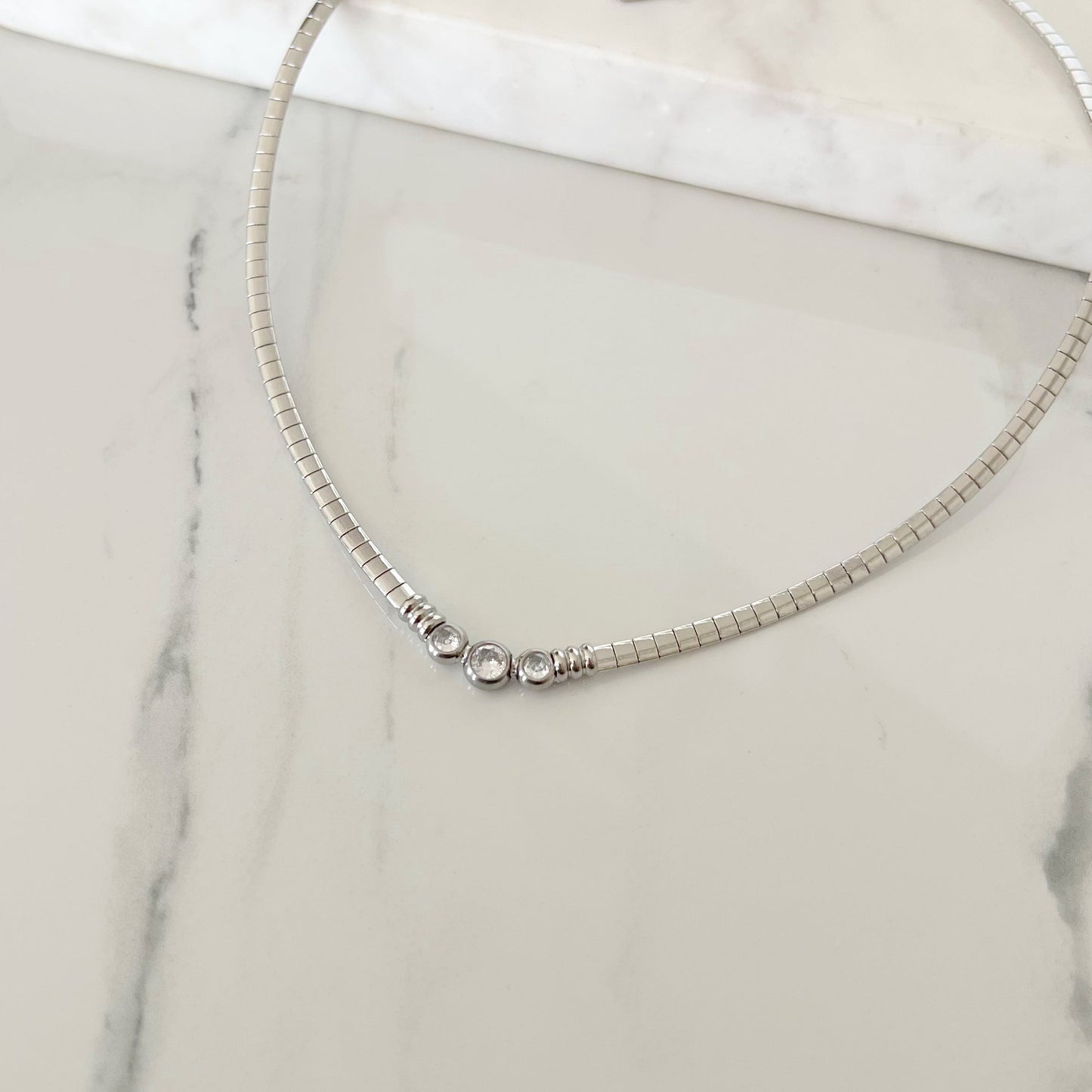 Collar Nancy Plateado