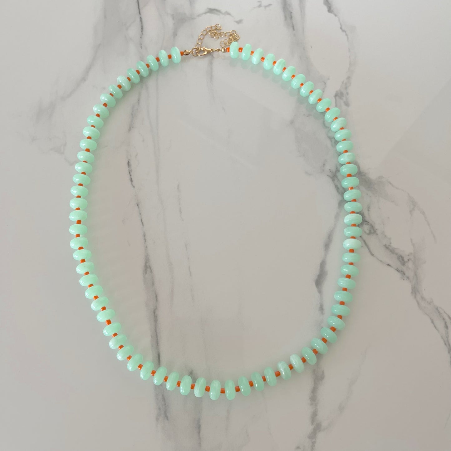 Choker Menta Largo