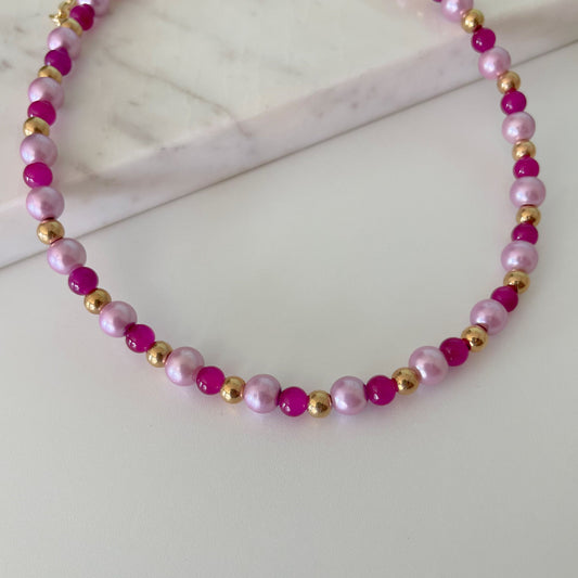 Choker Rosa