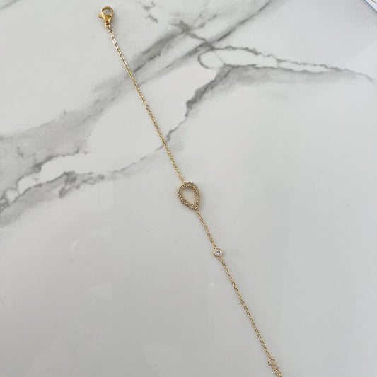 Pulsera Gota zirconia