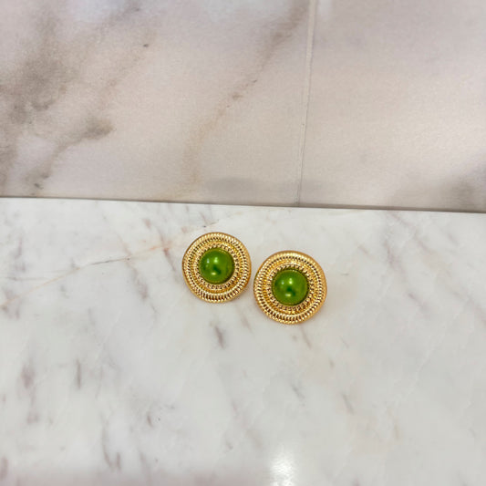 Aretes Loretta verde