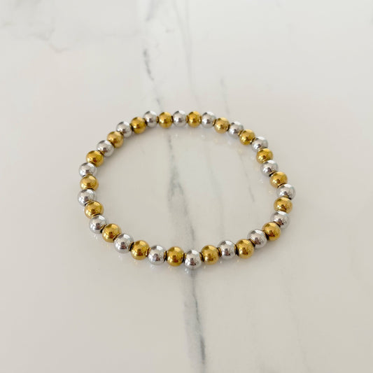 Pulsera Bolitas bicolor