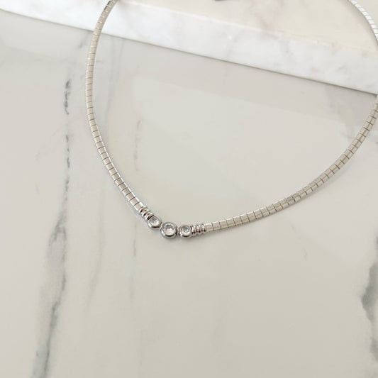 Collar Nancy Plateado