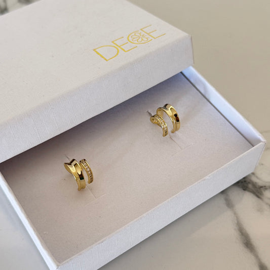 Arracadas doble mini