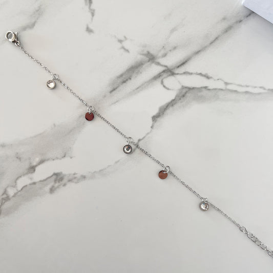 Pulsera Ana plateada