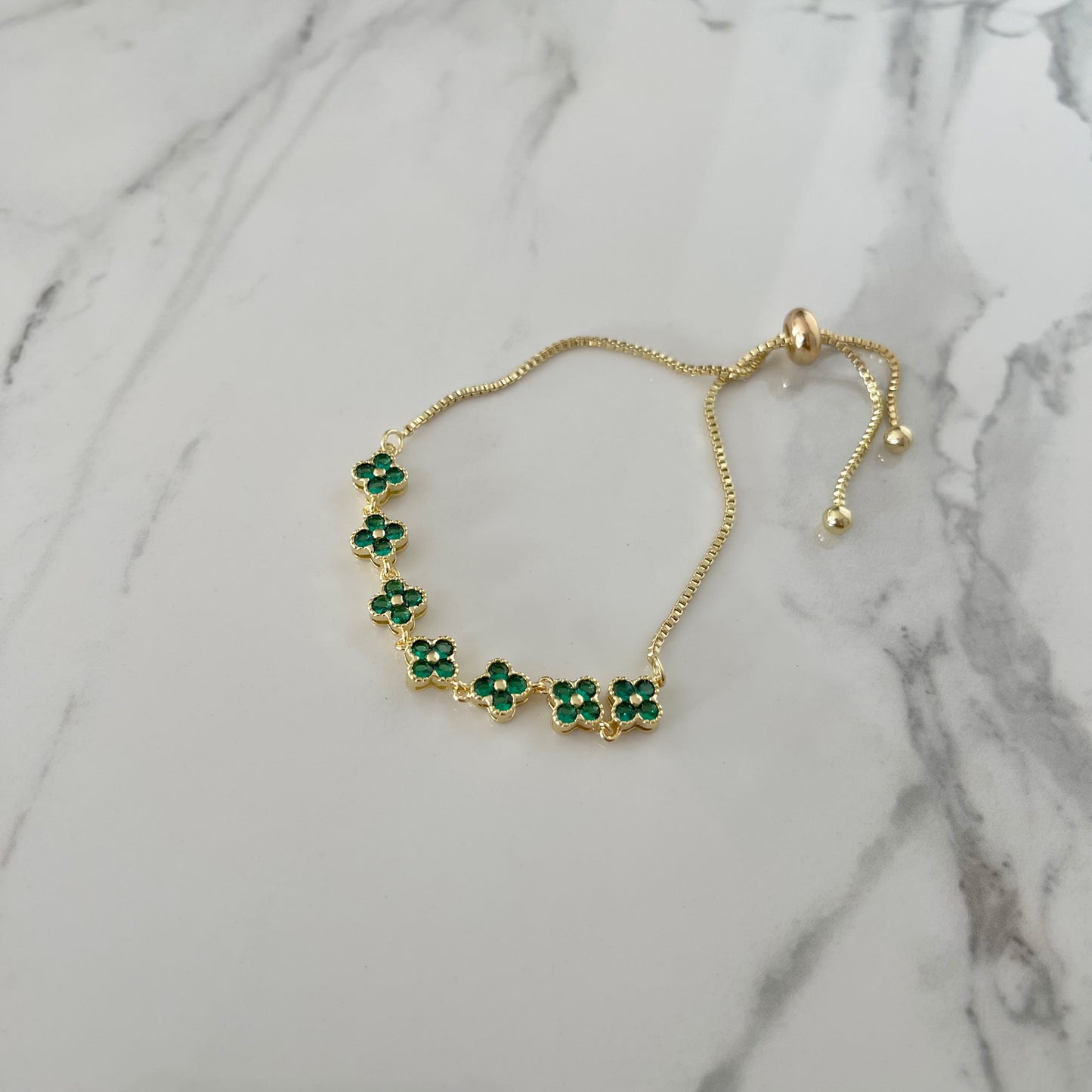 Pulsera Trébol verde