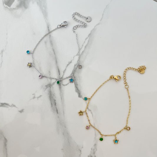 Pulsera Estrellitas de colores