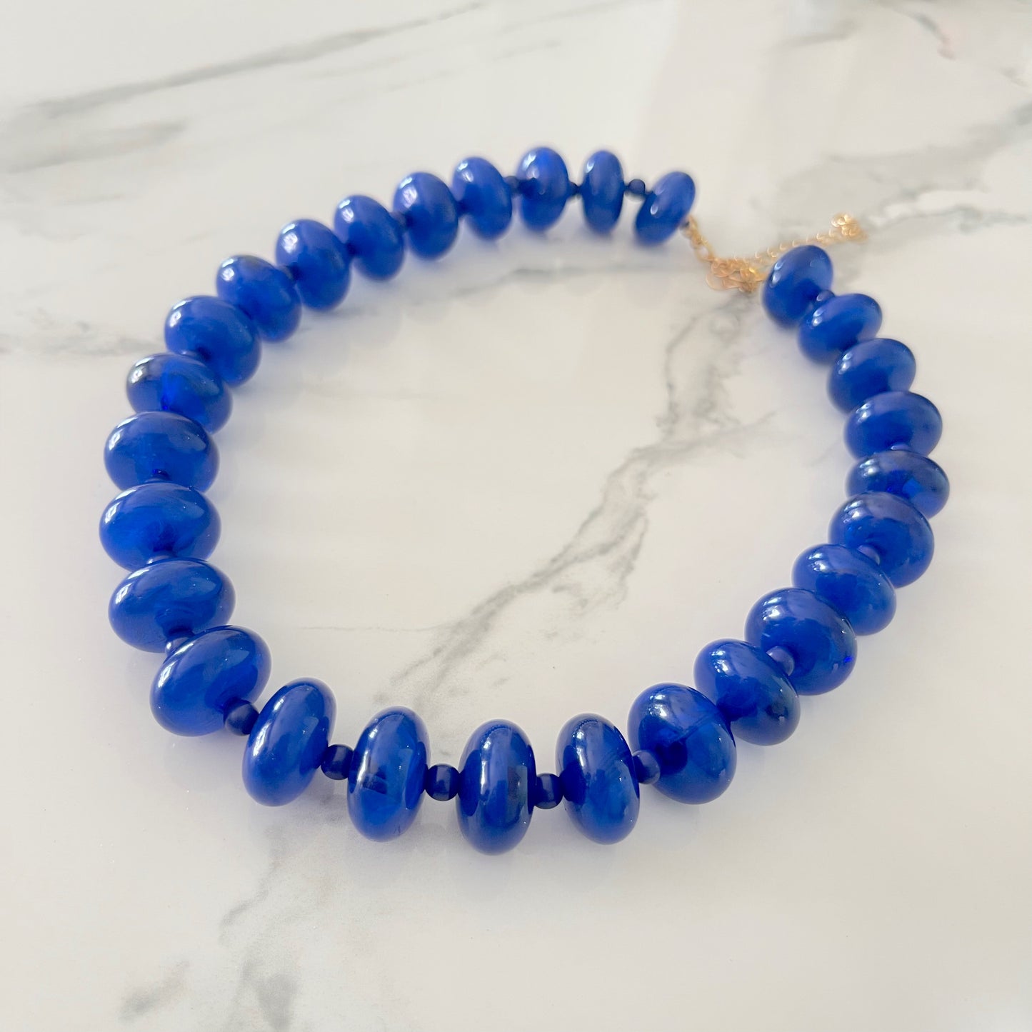 Choker Azul Rey