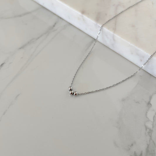 Collar Karina Plateado