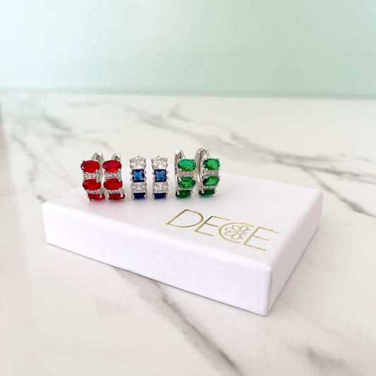 Arracadas chicas colores