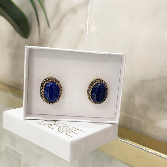 Aretes Azul Rey