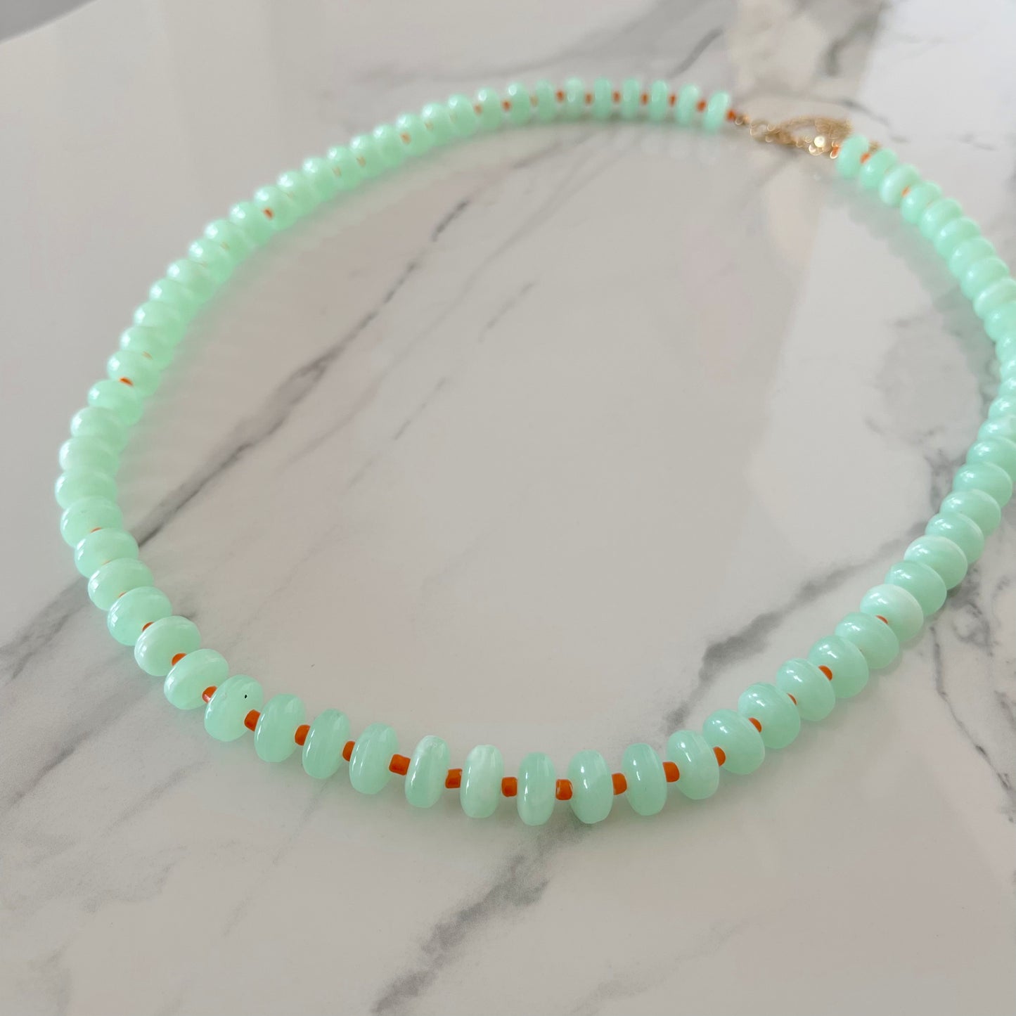 Choker Menta Largo